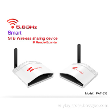 5.8G WIRELESS AV SENDER WITH 200 METERS 38/56KHZ IR REMOTE CONTROL